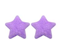 NEXAVKPR 2Pieces Plush Headsets Decorations Covers Wear Resistant, Purple | Universally Design, Comfortable Wear, for Users Who Love Unique Styles Matching, Breathable Cover