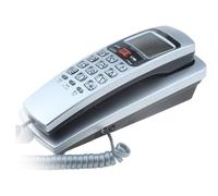 NEXAVKPR Corded Telephone Desk and Wall Mount, Multiple Color, Silver | Caller Display, Last Number Redial Storage, Interferences Resistant for