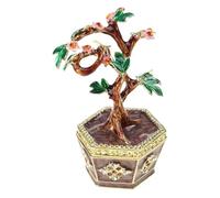 NEXAVKPR Creative Money Tree Desktop Ornament Storage Case with Lid, Brown | Creative Desktop Decoration for and Knick Knacks Jewelry Holder Home Organization Supplies