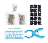 NEXAVKPR Eye and Nose 476pcs Various Size for Crochet Animal, Blue | Assorted Size Eye and Nose with Washers and Auxiliary Tool for Plush Doll Crochet Toy Making