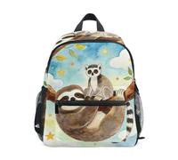 Nexawaveo Toddlers Preschool Backpack Kids Bookbag, Sloth Lemur-1, S