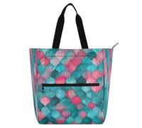 Nexawaveo Waterproof Piano Bag for Lessons Abstract Scales Pattern Music Tote with Zipper Pockets for Sheet Music & Books