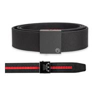 Nexbelt EDC Tactical Ratchet Belt - 1.5" Black Nylon, Quick-Release, Adjustable for Appendix Carry, Fits Up to 50" Waist