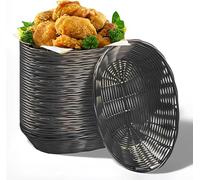 Nexboraque 12 Pack Plastic Oval Basket, Woven Bread Baskets for Serving Small Gift Baskets Empty to Fill, 21 x 16 x 5 cm Bulk Basket for Kitchen Restaurant Centerpiece Display - Dark Brown
