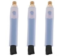 Nexbrill 3 Pack Copper Head Welding Brushes for MIG MAG, 93mm Cleaner Tools Removing Cured Paint on Stainless Steel, Heat Resistant up to 160C(M8)