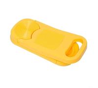 Nexbrill 4 in 1 Dumpling Maker and Gnocchi Board, Homemade Pasta Maker Paddle for Ravioli, Empanadas, Fruit Pies, Clean PP Kitchen Tool for Party, 29.5x12.2x5.5cm(Yellow)