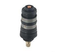 Nexbrill All Copper Thermostatic Spool, Mixing Valve for Shower and Bathtub, Brass Cartridge, with Black Finish, Hot and Cold Water Control, Easy Installation Replacement Part(A)