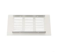 Nexbrill Alufor for MINI um Air Vent Louvred Grille for Wardrobe Shoe Cabinet Computer Case Bathroom Door Easy Install Clean 80x150-400mm(80x150mm)