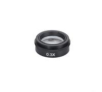 Nexbrill Barlow Auxiliary Objective Lens 0.3X-2X C-Mount 42mm Thread Industrial Grade for Video Microscope Camera Mount(0.3X)