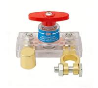 Nexbrill Battery Disconnect Switch 12V-24V Power Master Isolator Knob for Car Truck RV Bus Ship Trailer Negative Terminal Easy Install PC and Copper Construction Prevents Drain(Alloy copper plating)