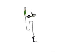 Nexbrill Bite Indicator Set 4 Bobbins LED Illuminated Alarms for Carp Fishing Rod Night Use Adjustable Line Clip Metal ABS 33.5cm(green)