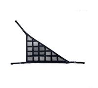 Nexbrill Car Ceiling Cargo Net with Double Mesh Pockets, Roof Storage Organizer for 4-Handle SUVs and Cars, Heavy Duty Travel Luggage Holder for Camping Trips, 80x54cm(D)
