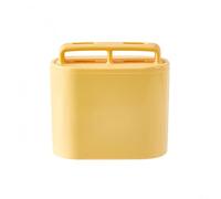 Nexbrill Clear Ice Ball Maker, Large 65MM No Bubbles Silicone for mold for Whiskey Cocktails, Slow Melting Tray for Home Bar Party, Easy Release Design for Drinks(Yellow Double)