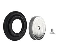 Nexbrill Coffee Machine Brew Head Gasket Kit Stainless Steel Silicone Seal Ring Filter Screen Replacement Parts Compatible for ECO310 155 221 150 200 220 330 Easy Clean(filter+silicone ring)