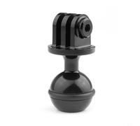 Nexbrill Diving Action Camera Ball Adapter 1 Inch Alufor for MINI um Alloy Joint Mount with Fill Light Holder for Underwater Photography Video Recording 53x25mm(Black)