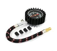 Nexbrill Hydraulic Tire Pressure Gauge Metal Construction Copper Nozzle Rubber Shock Cover Center Air Valve Precise Pointer Display Quick Deflation Fitment Compact 3.5x5.0cm for Car Truck SUV