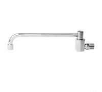 Nexbrill Kitchen Pot Filler Faucet, Solid Copper 4-Point Rotatable Swing Spout with Semi-Automatic Valve, Wall Mounted Single Handle for Home Restaurant Sink, Rust-Proof, 20cm(25cm)