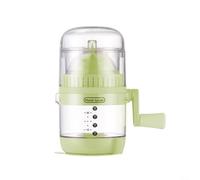 Nexbrill Manual Juicer Hand Squeezer with Silicone Base for Fruit Lemon Orange, Portable Household Kitchen Tool for Cooking Cocktails, Efficient Juice Extractor, 20.5x12.5cm(Green)