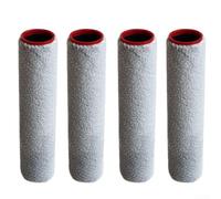 Nexbrill Microfiber Roller Brush Replacement for Dreame H15 Pro/H15 Mix/H12 Pro FlexReach and for mova X4 Pro Floor Washers, Washable Accessory Fits Hardwood, for tile, Marble Sealed Floors(4pcs)