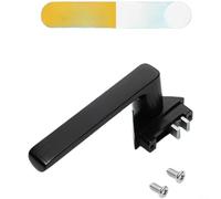Nexbrill Narrow Casement Window Handle, Zinc Alloy Ultra-Slim Operator for American Style Frames, Side Mount Hardware, Smooth Grip, 0.38x0.9cm(A)
