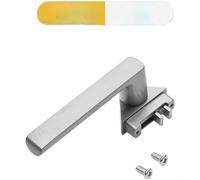 Nexbrill Narrow Casement Window Handle, Zinc Alloy Ultra-Slim Operator for American Style Frames, Side Mount Hardware, Smooth Grip, 0.38x0.9cm(C)