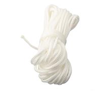 Nexbrill Nylon Trimmer Starter Cord Rope 2.5mm-4mm x 2M-10M Heavy Duty Recoil Pull String for Chainsaw Lawnmower Engine Repair White(5m 3mm x 5meters)