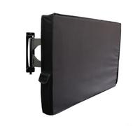 Nexbrill Outdoor TV Cover 600D Thick Fabric Weather Protector with Back Flap for Patio Garden Rain Dust Shield Easy Install Fits 28-32 Inch Screens(44-46inches)