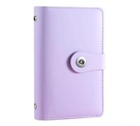 Nexbrill Paper Money Collection Album, 50 Pockets Banknote Storage Book for Currency Notes, Plastic Organizer Case for Collectors, Easy for ACCESS Display Folder, 18x12x4cm(Purple)