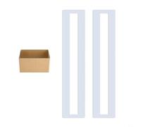 Nexbrill Parking Lot Line Template 2-Pack Reusable Silicone Pavement Marking Tool for Driveways and Roads Easy Storage Foldable Design 96.5 x 10.6 Inches(2 templates)