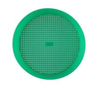 Nexbrill Plastic Garden Sieve for Compost Soil Stone Filtration Mesh Riddle Tool Outdoor Yard Gardening Equipment Flower Pot Cultivation Filter 21x5cm 3.5mm