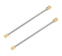 Nexbrill Pressure Washer Extension Wand 2-Pack Stainless Steel Lance with Quick Connect M22 for Electric Gas Cleaners up to 4000 PSI Heavy Duty Car Patio Driveway 54cm(M22-54 cm)