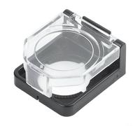 Nexbrill Push Button Switch ive Cover 22mm IP65 Waterproof Guard Clear PC Plastic Safety Cap for Industrial Control Panels Server