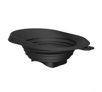 Nexbrill Silicone Funnel: Collapsible Ice Slush Maker for Smooth Pouring, Dishwasher Safe Kitchen Tool for Cocktails and Drinks, Flexible Lightweight Design, 20.4x13.7cm(Black)