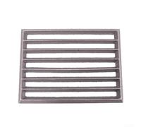 Nexbrill Square Cast Iron Fire Grate for Hark Stoves - Heavy Duty Fireplace Replacement Part with Optimised Air Flow - Secure Log Holder for Efficient Burning, Black Finish(23.5 * 17CM)