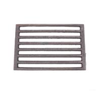 Nexbrill Square Cast Iron Fire Grate for Hark Stoves - Heavy Duty Fireplace Replacement Part with Optimised Air Flow - Secure Log Holder for Efficient Burning, Black Finish(28 * 19.5CM)