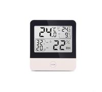Nexbrill Temperature and Humidity Meter High-Precision Digital Hygrometer Thermometer with Stand Wall-Mount for Greenhouse Pharmacy Monitoring 102x92x21mm