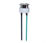 Nexbrill Toilet Tank Button Dual Flush Replacement Part Compatible for Geberit 38mm 48mm Hole Adjustable Push Rod ABS Bathroom Fixture Silver(38mm)
