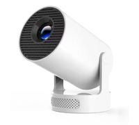 Nexbyte HY300 Pro+ Smart Mini Projector, 4K Supported 8000 Lumens Portable Projector with Android 11, WiFi 6, Bluetooth 5.4, Auto Keystone, Built-in Speaker, 180° Rotation for Home & Outdoor Use