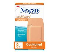 Nexcare Cushioned Waterproof, Knee & Elbow / 8-Count (Tan) / 8 Count
