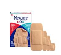 Nexcare Duo Flexible Fabric Bandages, Assorted / 40-Count (Tan) / 40 Count