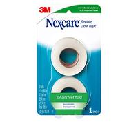 Nexcare Flexible Clear First Aid Tape, From the #1 Leader in U.S. Hospital Tapes, 1-Inch x 10-Yard Roll, 2 count