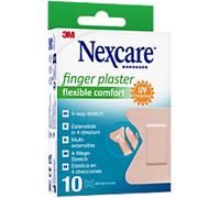 Nexcare Flexible Comfort Plaster 1.8 x 8 x 10.8 cm Pack of 10