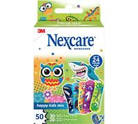 Nexcare Happy Kids Mix Plaster 2.6 x 8.1 x 13.6 cm Pack of 50