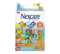 Nexcare Happy Kids Plasters, 19 mm x 72 mm, 20/Pack