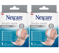 Nexcare Universal Flexible Textile Plaster, 1 m x 6 cm, 1/Pack (Pack of 2)