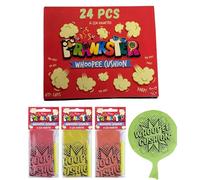 NEXCARZE 24-Pack Whoopee Cushions | Funny Prank Toy for Kids and Adults | Fart Noise Makers, Party Gags, Classic Whoopie Cushion Set | Hilarious Joke Gift for Ultimate Laughs and April Fool’s Day Fun
