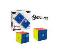 Nexcube 3x3 + 2x2 - The World-Record Holding Speed Cube! | Super Smooth 3x3 Speed Cube | Includes 2x2 Practice Cube | Brain Teaser Puzzles for Adults