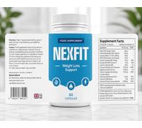 NEXFIT- Daily Food Supplement | 60 Capsules | 1 Month Supply | Made in the UK
