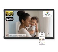 NexFoto 21.5 Inch Touchscreen Large Digital Picture Frame 64GB, FHD WiFi Digital Photo Frame, Add Photos from Google Photos, Share Videos via App/USB/Micro SD, for Birthday/Housewarming, Black