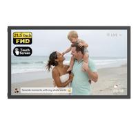 NexFoto 21.5 Inch Touchscreen Large Digital Picture Frame 64GB, WiFi Digital Photo Frame, Add Photos from Google Photos, Share Videos via App/USB/Micro SD, for Mom/Grandparents/Birthday, Black